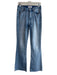 Paige Size 27 Blue Cotton Blend Denim Light Wash Wiskering Bootcut Jeans Blue / 27