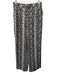 Rag & Bone Size 4 Gray, Black, White Silk & Rayon Elastic Waist Wide Leg Pants Gray, Black, White / 4
