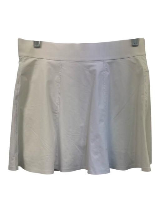 Greyson Size M White Nylon & Elastane Elastic Waist Zip Pocket Tennis Skort White / M