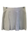 Greyson Size M White Nylon & Elastane Elastic Waist Zip Pocket Tennis Skort White / M