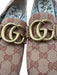 Gucci Shoe Size 39.5 Light Brown & Red Canvas Midi Block Heel Guccissima Pumps Light Brown & Red / 39.5