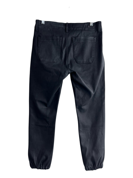 Paige Size 29 Black Rayon Blend Button Front Ocean Belt loops Pants Black / 29