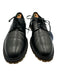 Bottega Veneta Shoe Size 42.5 Black Leather Solid Derby Dress Men's Shoes Black / 42.5