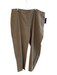 Vince Size 2X Olive Green Cotton & Polimide Elastic Waist Side Zip Pants Olive Green / 2X