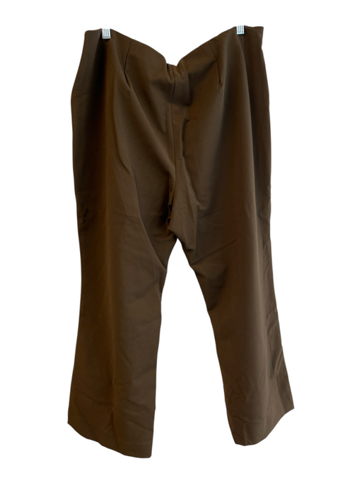 Eileen Fisher Size EST XXL Army Green Cotton Blend Mid Rise Zip Fly Pants Army Green / EST XXL