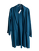 Eileen Fisher Size 2X Dark Teal Blue Wool Front Pocket Open Front Coat Dark Teal Blue / 2X