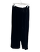 Eileen Fisher Size Est xl Black Viscose & Silk Elastic Waist Wide Leg Pants Black / Est xl