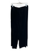 Eileen Fisher Size Est xl Black Viscose & Silk Elastic Waist Wide Leg Pants Black / Est xl