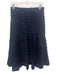 Maeve by ANTHROPOLGIE Size M Navy Blue & Black Viscose Blend Elastic Back Skirt Navy Blue & Black / M