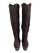 dv by dolce vita Shoe Size 9 Dark Brown Manmade Upper Faux Suede Side Zip Boots Dark Brown / 9