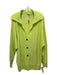 Free People Size S/P Chartreuse Green Cashmere Large Collar Cardigan Chartreuse Green / S/P