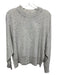Antonio Melani Size L Gray & Black Print Cashmere Speckled Crewneck Sweater Gray & Black Print / L