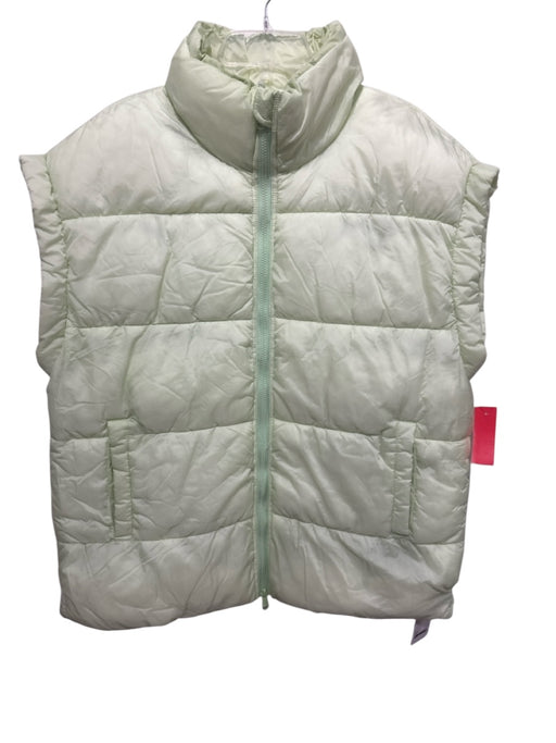 Free People Movement Size XS Light Green Synthetic Zip Front Vest Padded Jacket Light Green / XS