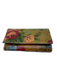Patricia Nash Green, Red, Multi Leather Snap Closure Floral Print Wallets Green, Red, Multi