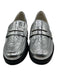 Dolce Vita Shoe Size 8.5 Silver Leather Upper Metallic Penny Loafers Silver / 8.5