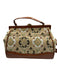 Patricia Nash Brown & Multi Leather Textile Top Handle Crossbody Strap Bag Brown & Multi / M