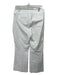 J Crew Size 6 White Cotton Blend Zip Fly Trouser Flare Straight Leg Pants White / 6