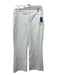 J Crew Size 6 White Cotton Blend Zip Fly Trouser Flare Straight Leg Pants White / 6