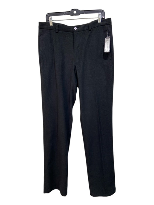 Armani NWT Size 36 Black Wool Blend Solid Wide Leg Men's Pants 36