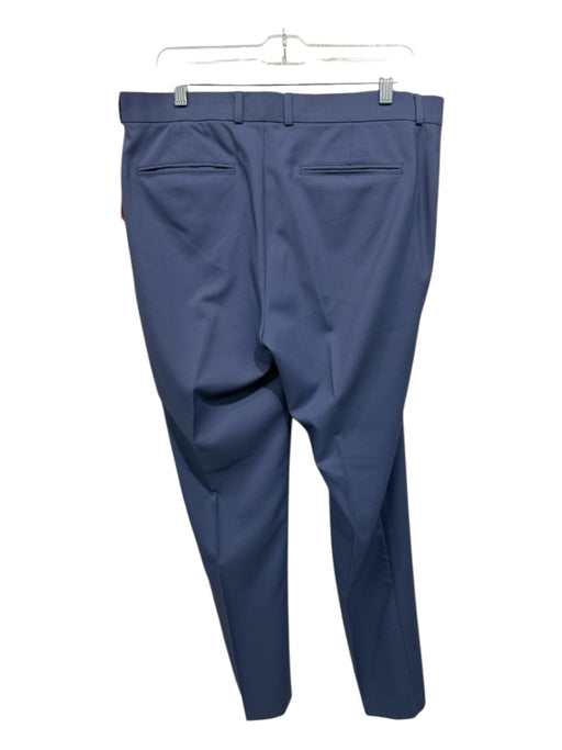 Saks Fifth Ave Size 34 Blue Synthetic Solid Khaki Athleisure Men's Pants Blue / 34