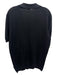 Porsche Design Size L Black Cotton Blend Solid Polo Knit Men's Short Sleeve Black / L