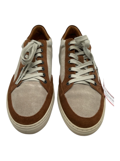 Peter Millar Shoe Size 9.5 Brown & Tan Suede Two Tone Sneaker Men's Shoes Brown & Tan / 9.5
