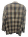 Paul Stuart Brown & Multi Plaid 2 Button Men's Blazer Brown & Multi / Est L