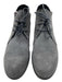 Toni Pons Shoe Size 38 Dark Gray & Black Suede Round Toe lace up Wedge Booties Dark Gray & Black / 38
