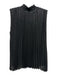 Nanette Nanette Lepore Size S Black Polyester Pleated Keyhole Back Mock Neck Top Black / S