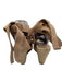 Loeffler Randall Shoe Size 8.5 Beige Leather Suede Peep Toe Open Heel Espadrille Beige / 8.5