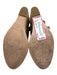 Loeffler Randall Shoe Size 8.5 Beige Leather Suede Peep Toe Open Heel Espadrille Beige / 8.5