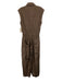 Pistola Size XS Light Brown Polyester Sleeveless Zip Front Jumpsuit Light Brown / XS