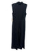 Athleta Size 6P Black Polyester Blend Sleeveless Pleated Elastic Waist Jumpsuit Black / 6P