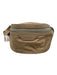 Rag & Bone Taupe Gold Nylon Zip Close faux leather Fanny Pack Bag Taupe Gold / Mini