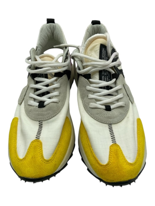 Philippe Model Shoe Size 39 White, Yellow, Purple Suede & Synthetic Sneakers White, Yellow, Purple / 39