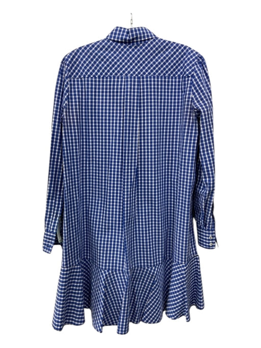 Isabel Etoile Marant Size 34 Blue & White Cotton Gingham Shirt dress Dress Blue & White / 34