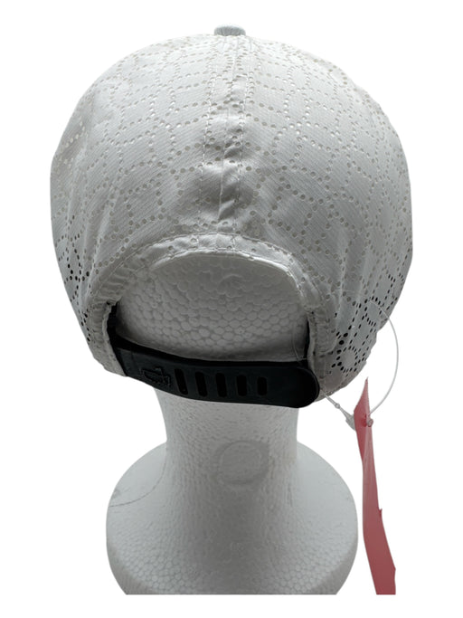 Masters White Polyester Velcro Laser Cut Baseball Hat White / One Size