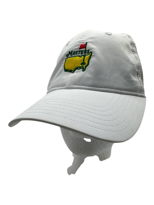 Masters White Polyester Velcro Laser Cut Baseball Hat White / One Size
