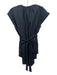Psophia Vazquez de Castro Size XS Navy Blue Cotton Cap Sleeve Tie Detail Top Navy Blue / XS