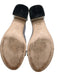 Stuart Weitzman Shoe Size 7.5 Silver & Beige Open Toe Slingbacks Shine Sandals Silver & Beige / 7.5