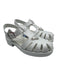 Prada Shoe Size 38 White Rubber Silver Hardware Triangle Logo Fisherman Sandals White / 38