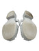 Prada Shoe Size 38 White Rubber Silver Hardware Triangle Logo Fisherman Sandals White / 38