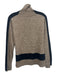 Veronica Beard Size S Grey & Navy Nylon & Wool Long Sleeve Stripe Sweater Grey & Navy / S