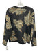 Vince Size XS Black, Green & Brown Alpaca Blend jacquard knit Pullover Sweater Black, Green & Brown / XS