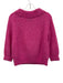 3.1 Phillip Lim Size XS Fuchsia Pink Wool Blend Ribbed Knit Wide Neck Sweater Fuchsia Pink / XS