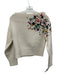Hellessy Size Est XS Cream White & Multi Wool & Cashmere Knit Wide Neck Sweater Cream White & Multi / Est XS