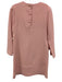 Lela Rose Size 2 Light Pink Wool Blend Long Sleeve Paneled Slit Pocket Dress Light Pink / 2