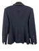 Jonathan Simkhai Size 2 Midnight Blue, Black & White Wool Blend Blazer Jacket Midnight Blue, Black & White / 2