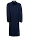 Dorothee Schumacher Size 1 Navy Blue Viscose Blend Long Balloon Sleeve Dress Navy Blue / 1