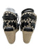 Altuzarra x Castaner Shoe Size 38 Black & Beige Leather Upper Wrap Ankle Wedges Black & Beige / 38